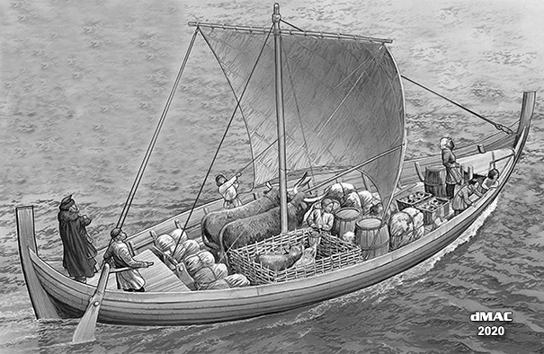 Knarr Norse boat